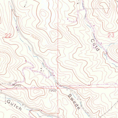 United States Geological Survey Evergreen, CO (1971, 24000-Scale) digital map