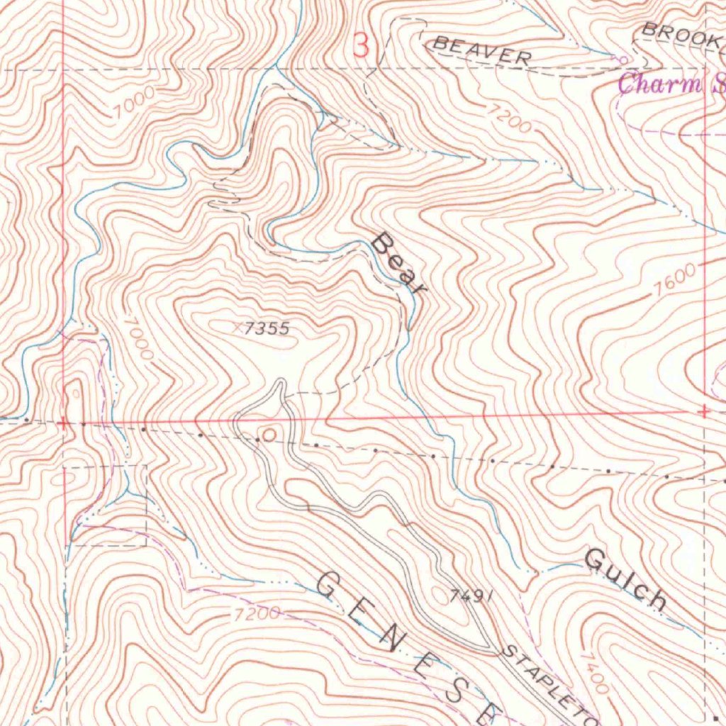 Evergreen, CO (1971, 24000-Scale) Map by United States Geological ...