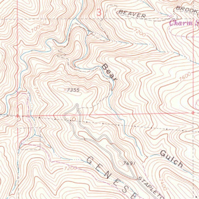 United States Geological Survey Evergreen, CO (1971, 24000-Scale) digital map