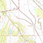 United States Geological Survey Evergreen, MS (1966, 24000-Scale) digital map