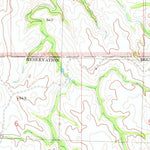 United States Geological Survey Evergreen NE, SD (1981, 24000-Scale) digital map