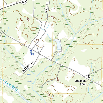 United States Geological Survey Evergreen, SC (2020, 24000-Scale) digital map