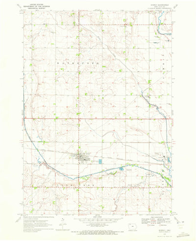 United States Geological Survey Everly, IA (1970, 24000-Scale) digital map