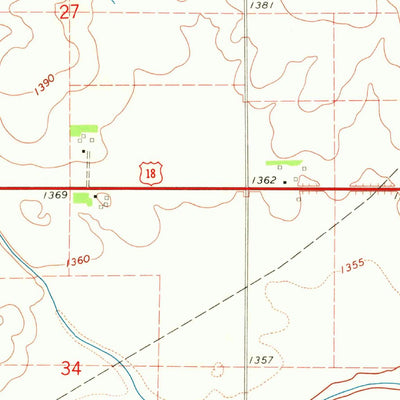 United States Geological Survey Everly, IA (1970, 24000-Scale) digital map