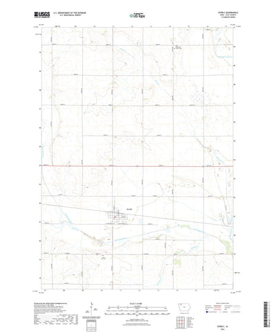 United States Geological Survey Everly, IA (2022, 24000-Scale) digital map