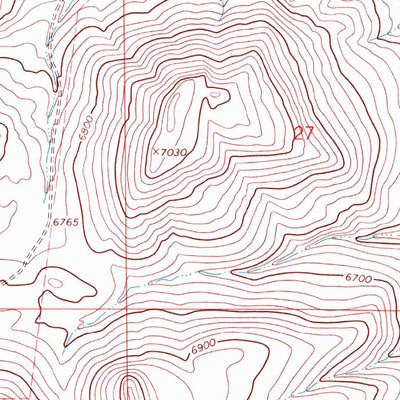 United States Geological Survey Everson Creek, MT (1965, 24000-Scale) digital map