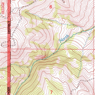 United States Geological Survey Everson Creek, MT (1997, 24000-Scale) digital map