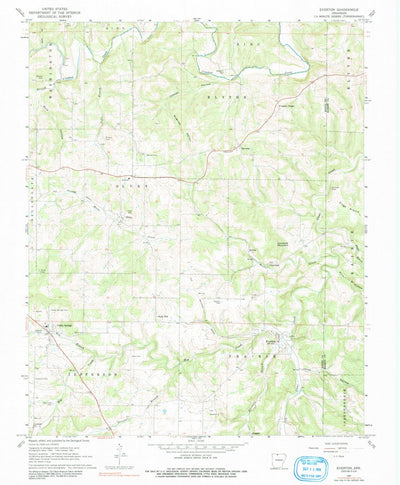 United States Geological Survey Everton, AR (1967, 24000-Scale) digital map