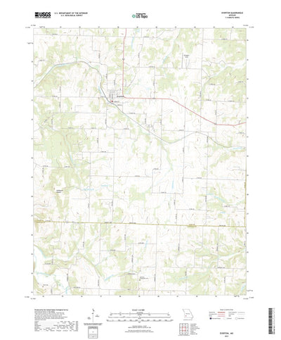 United States Geological Survey Everton, MO (2021, 24000-Scale) digital map