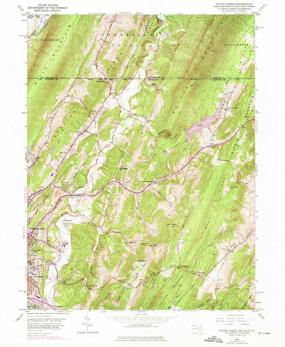 United States Geological Survey Evitts Creek, MD-PA-WV (1949, 24000-Scale) digital map