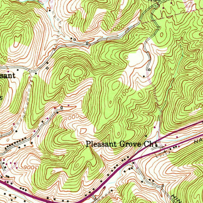 United States Geological Survey Evitts Creek, MD-PA-WV (1949, 24000-Scale) digital map