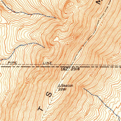 United States Geological Survey Evitts Creek, MD-PA-WV (1951, 24000-Scale) digital map