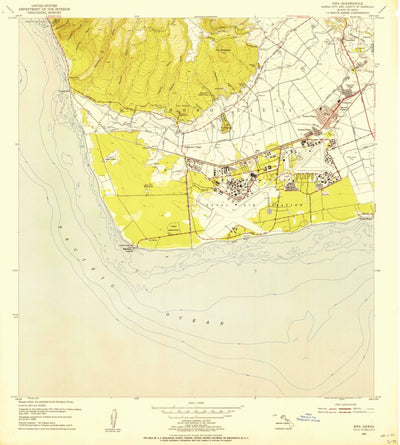 United States Geological Survey Ewa, HI (1953, 24000-Scale) digital map