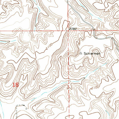 United States Geological Survey Ewan, WA (1964, 24000-Scale) digital map