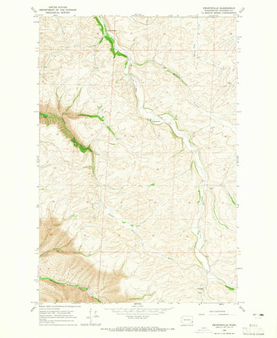 United States Geological Survey Ewartsville, WA (1964, 24000-Scale) digital map