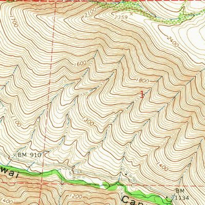 United States Geological Survey Ewartsville, WA (1964, 24000-Scale) digital map