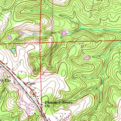 United States Geological Survey Ewell, AL (1960, 24000-Scale) digital map