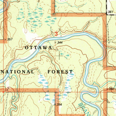 United States Geological Survey Ewen, MI (1999, 24000-Scale) digital map
