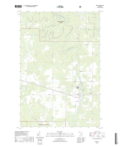 United States Geological Survey Ewen, MI (2019, 24000-Scale) digital map