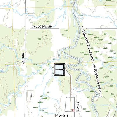 United States Geological Survey Ewen, MI (2019, 24000-Scale) digital map