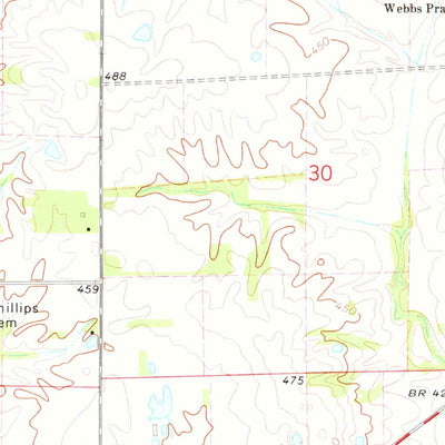 United States Geological Survey Ewing, IL (1974, 24000-Scale) digital map