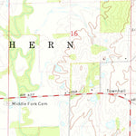 United States Geological Survey Ewing, IL (1974, 24000-Scale) digital map