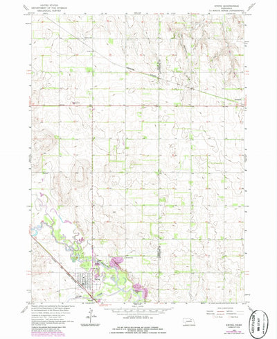 United States Geological Survey Ewing, NE (1963, 24000-Scale) digital map