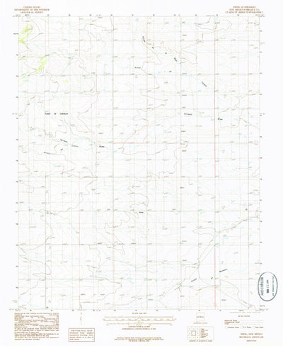 United States Geological Survey Ewing, NM (1986, 24000-Scale) digital map