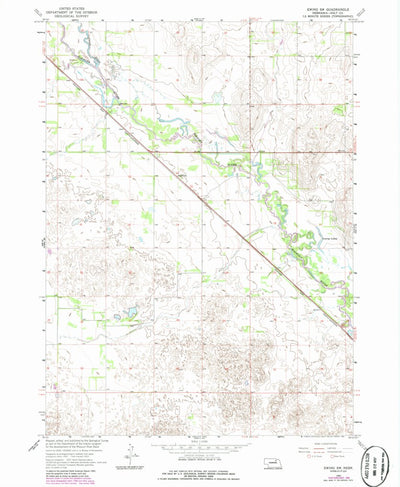 United States Geological Survey Ewing SW, NE (1963, 24000-Scale) digital map