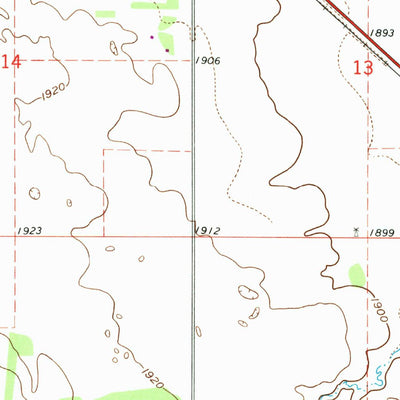 United States Geological Survey Ewing SW, NE (1963, 24000-Scale) digital map