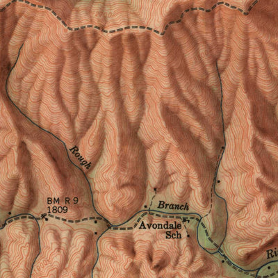 United States Geological Survey Ewing, VA-KY (1949, 24000-Scale) digital map