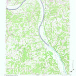 United States Geological Survey Excell, TN (1958, 24000-Scale) digital map