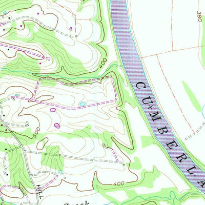 United States Geological Survey Excell, TN (1958, 24000-Scale) digital map