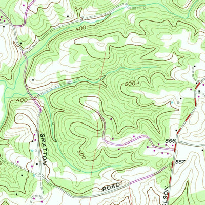 United States Geological Survey Excell, TN (1958, 24000-Scale) digital map