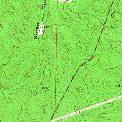 United States Geological Survey Exchange, MO (1965, 24000-Scale) digital map