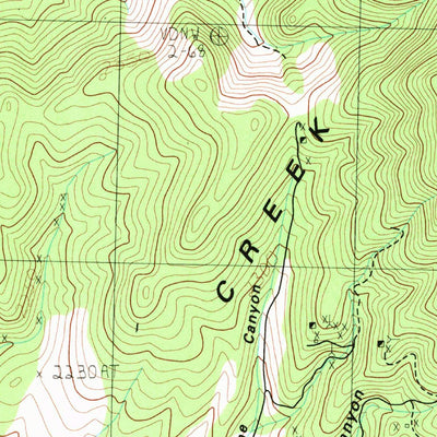 United States Geological Survey Exchequer Spring, NV (1982, 24000-Scale) digital map