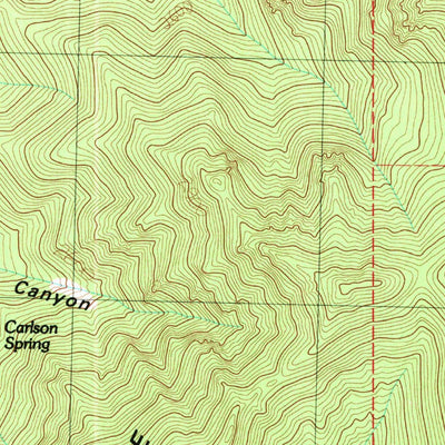 United States Geological Survey Exchequer Spring, NV (1982, 24000-Scale) digital map
