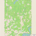 United States Geological Survey Exeland SE, WI (1972, 24000-Scale) digital map