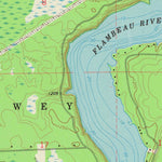 United States Geological Survey Exeland SE, WI (1972, 24000-Scale) digital map