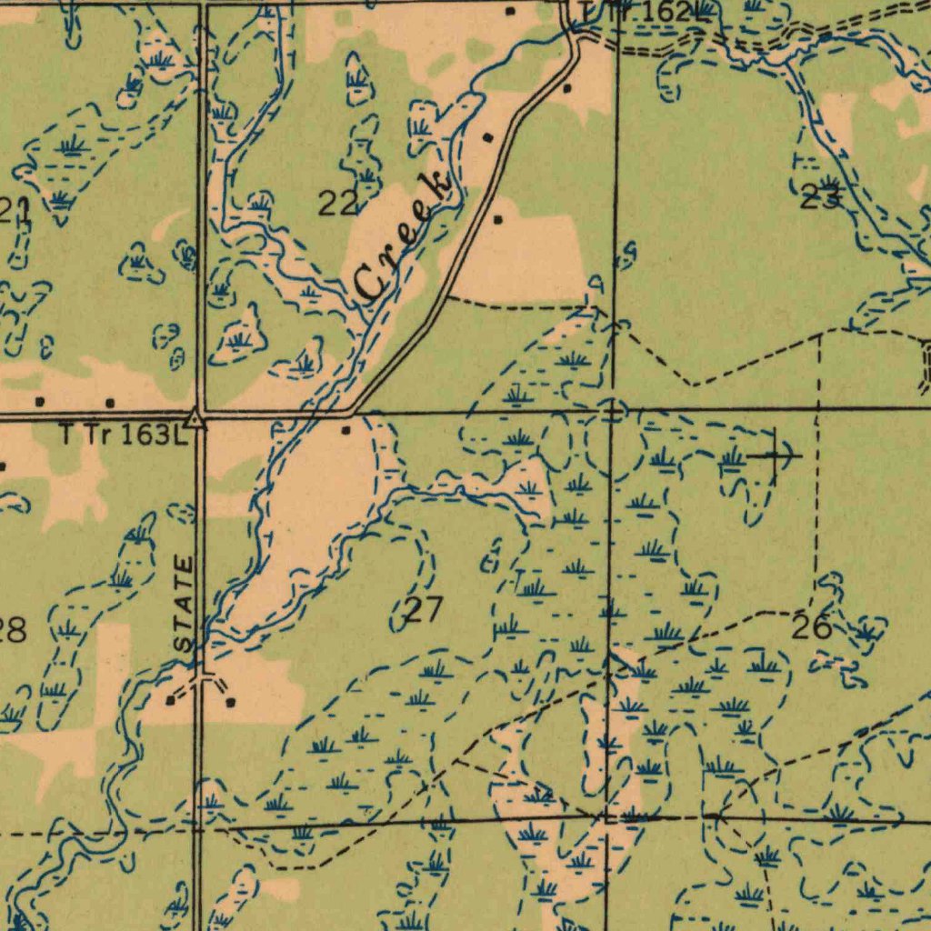 Exeland, WI (1947, 48000Scale) Map by United States Geological Survey