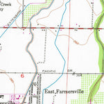 United States Geological Survey Exeter, CA (1950, 24000-Scale) digital map