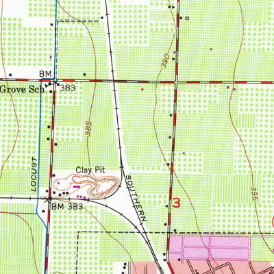 United States Geological Survey Exeter, CA (1950, 24000-Scale) digital map