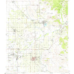 United States Geological Survey Exeter, CA (1952, 62500-Scale) digital map
