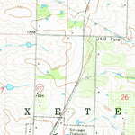 United States Geological Survey Exeter, MO (1974, 24000-Scale) digital map