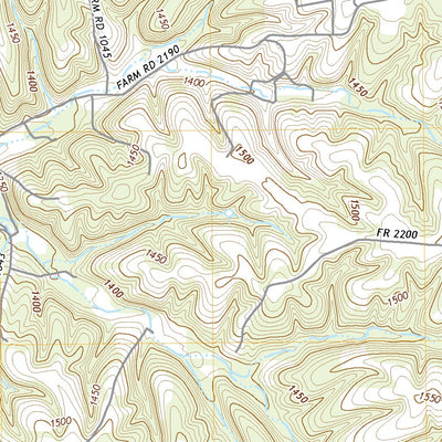 United States Geological Survey Exeter, MO (2021, 24000-Scale) digital map