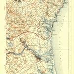 United States Geological Survey Exeter, NH-MA (1934, 62500-Scale) digital map