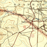 United States Geological Survey Exeter, NH-MA (1934, 62500-Scale) digital map
