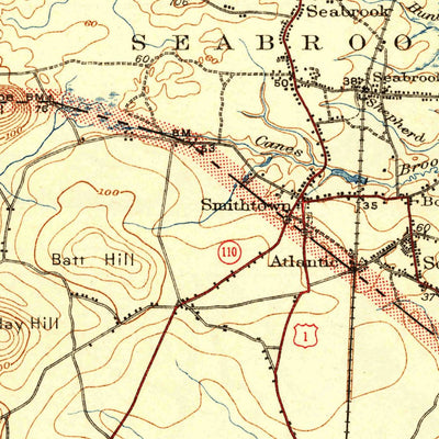 United States Geological Survey Exeter, NH-MA (1934, 62500-Scale) digital map