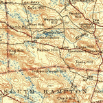 United States Geological Survey Exeter, NH-MA (1934, 62500-Scale) digital map