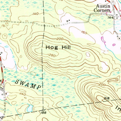 United States Geological Survey Exeter, NH-MA (1950, 24000-Scale) digital map